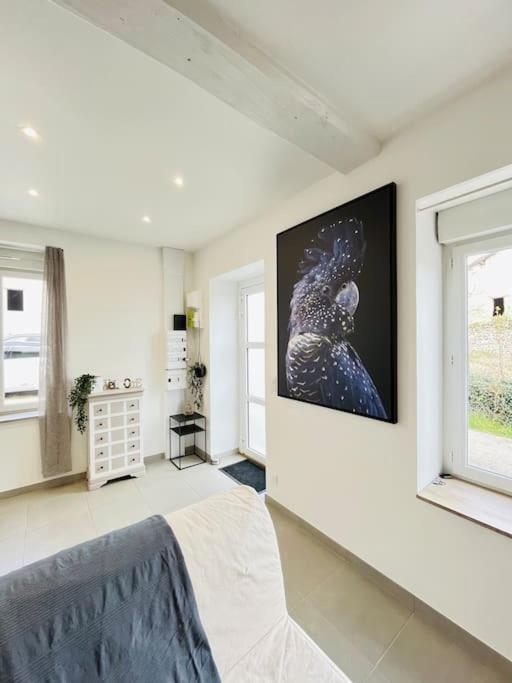 La Maison L'Oiseau Bleu Saint-Victor-de-Morestel Extérieur photo